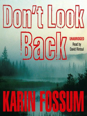 cover image of Don't look back